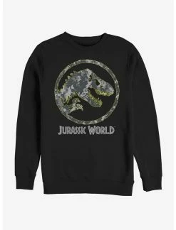 Null Jurassic World Camo Yellow Dino Sweatshirt