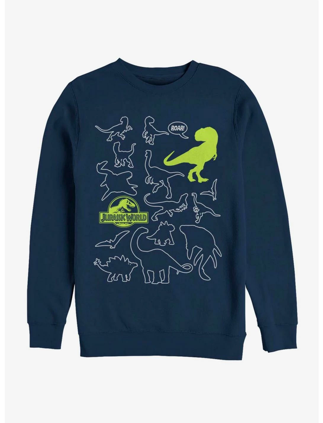 Null Jurassic World Dino Doodle Sweatshirt 1 Null Jurassic World Dino Doodle Sweatshirt