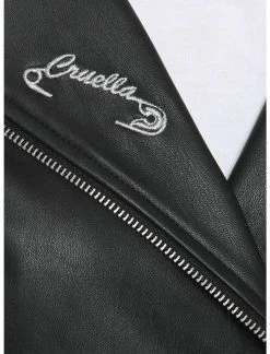 HUNIVERS Her Universe Disney Cruella Speak Of The De Vil Chain Moto Jacket 7 HUNIVERS Her Universe Disney Cruella Speak Of The De Vil Chain Moto Jacket -Dresses Online Store 14967036 av3