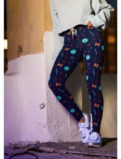 HUNIVERS Her Universe Star Wars Dark Side Galactic Empire Neon Leggings Her Universe Exclusive