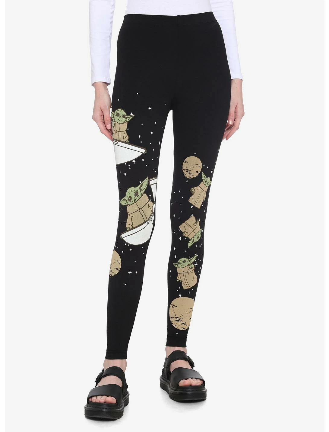 HUNIVERS Star Wars The Mandalorian The Child Leggings 1 HUNIVERS Star Wars The Mandalorian The Child Leggings