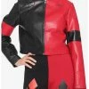 HUNIVERS DC Comics The Suicide Squad Harley Quinn Live Fast Die Clown Jacket