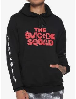 OURUNVRS DC Comics The Suicide Squad Character Symbols Logo Hoodie