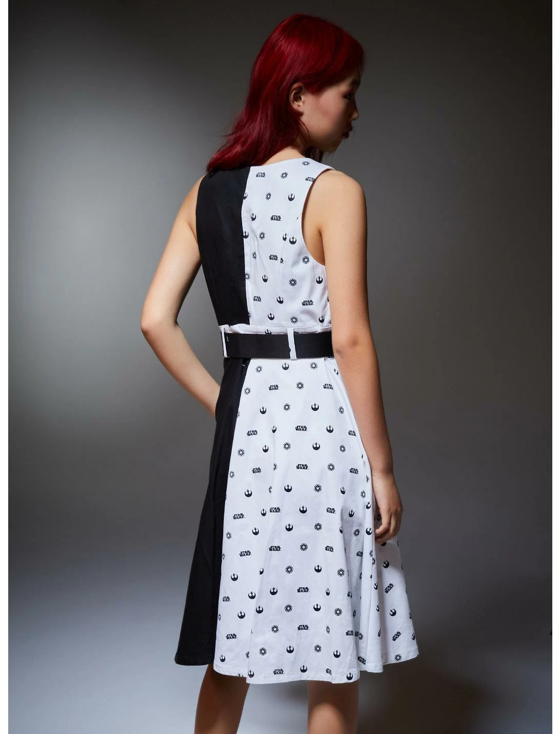 HUNIVERS Her Universe Star Wars Black & White Symbol Dress Her Universe Exclusive 3 HUNIVERS Her Universe Star Wars Black & White Symbol Dress Her Universe Exclusive - Image 3