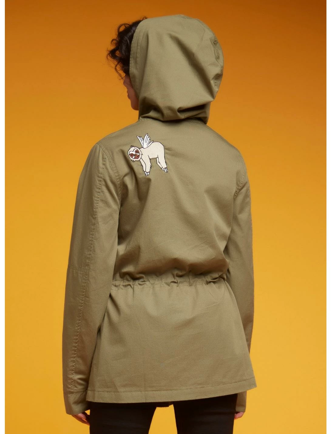 HUNIVERS Her Universe Marvel Ms. Marvel Patch Anorak Jacket 3 HUNIVERS Her Universe Marvel Ms. Marvel Patch Anorak Jacket - Image 3