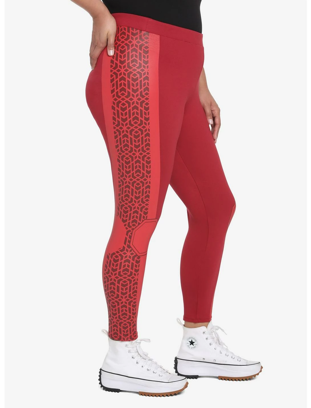 HUNIVERS Her Universe Marvel Ms. Marvel Hero Leggings Plus Size 3 HUNIVERS Her Universe Marvel Ms. Marvel Hero Leggings Plus Size - Image 3