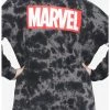 HUNIVERS Her Universe Marvel Logo Tie-Dye Athletic Jersey Plus Size