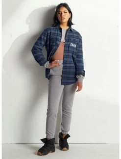 HUNIVERS Our Universe Star Wars Ahsoka Tano Plaid Woven Button-Up -Dresses Online Store 15896815 av2