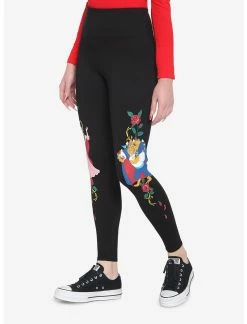 HUNIVERS Disney Beauty & The Beast Rose Leggings -Dresses Online Store 15940494 av2