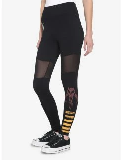 HUNIVERS Her Universe Star Wars Boba Fett Mesh Leggings 5 HUNIVERS Her Universe Star Wars Boba Fett Mesh Leggings -Dresses Online Store 16044261 av2