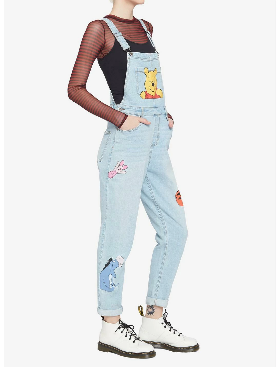 HUNIVERS Disney Winnie The Pooh Mom Jean Overalls 3 HUNIVERS Disney Winnie The Pooh Mom Jean Overalls - Image 3