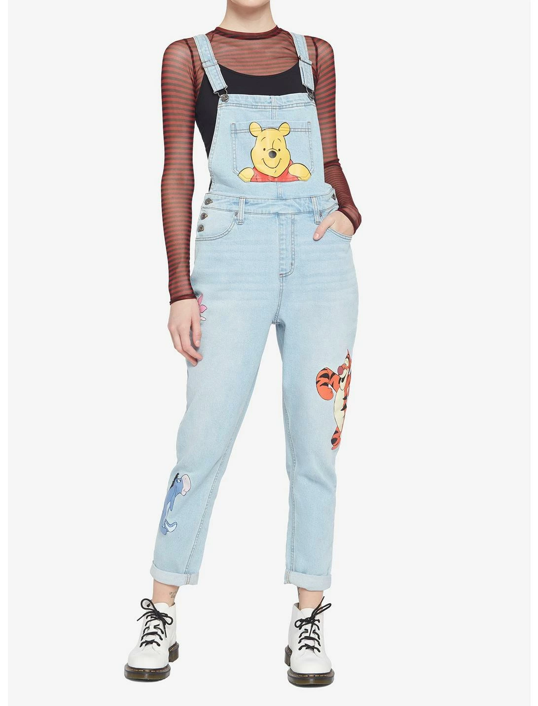 HUNIVERS Disney Winnie The Pooh Mom Jean Overalls 1 HUNIVERS Disney Winnie The Pooh Mom Jean Overalls