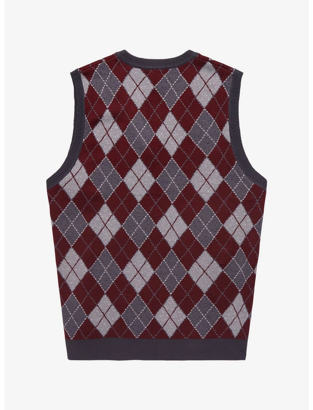 OURUNVRS The Umbrella Academy Argyle Sweater Vest 2 OURUNVRS The Umbrella Academy Argyle Sweater Vest - Image 2