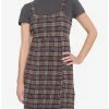 HUNIVERS The Umbrella Academy Plaid Twofer Dress