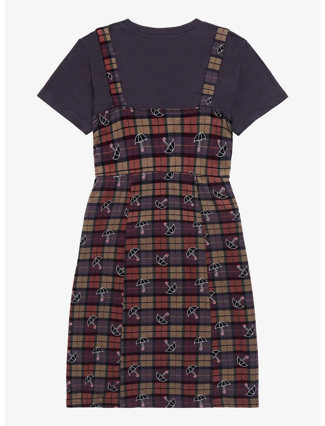 HUNIVERS The Umbrella Academy Plaid Twofer Dress Plus Size 2 HUNIVERS The Umbrella Academy Plaid Twofer Dress Plus Size - Image 2