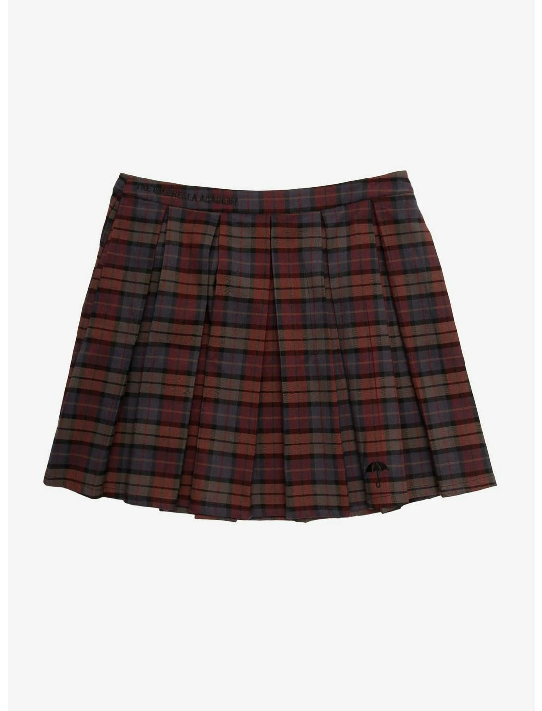HUNIVERS The Umbrella Academy Plaid Pleated Skirt Plus Size 1 HUNIVERS The Umbrella Academy Plaid Pleated Skirt Plus Size