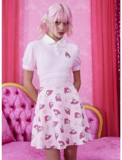 HUNIVERS My Melody Strappy Suspender Skirt