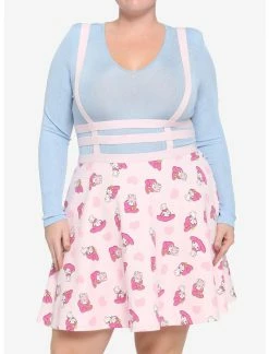 HUNIVERS My Melody Strappy Suspender Skirt Plus Size