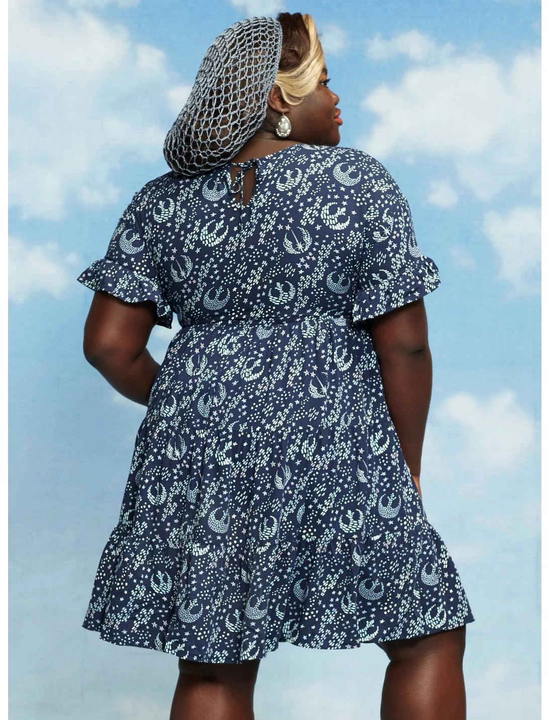 HUNIVERS Her Universe Star Wars Icons Tiered Dress Plus Size 3 HUNIVERS Her Universe Star Wars Icons Tiered Dress Plus Size - Image 3