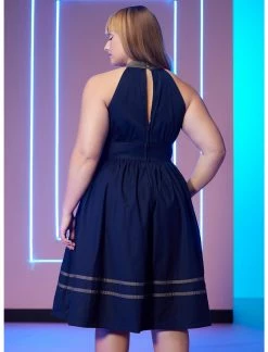 HUNIVERS Her Universe Star Wars Ahsoka Tano Halter Dress Plus Size -Dresses Online Store 16898258 av2