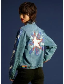 HUNIVERS Her Universe Marvel Doctor Strange In The Multiverse Of Madness America Chavez Denim Jacket 7 HUNIVERS Her Universe Marvel Doctor Strange In The Multiverse Of Madness America Chavez Denim Jacket -Dresses Online Store 16949110 av2