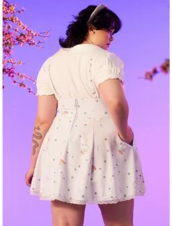 HUNIVERS Her Universe Studio Ghibli My Neighbor Totoro Cherry Blossoms Lace-Up Suspender Skirt Plus Size 5 HUNIVERS Her Universe Studio Ghibli My Neighbor Totoro Cherry Blossoms Lace-Up Suspender Skirt Plus Size -Dresses Online Store 16966641 av2