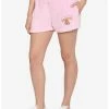 HUNIVERS Care Bears Tenderheart Bear Fuzzy Lounge Shorts
