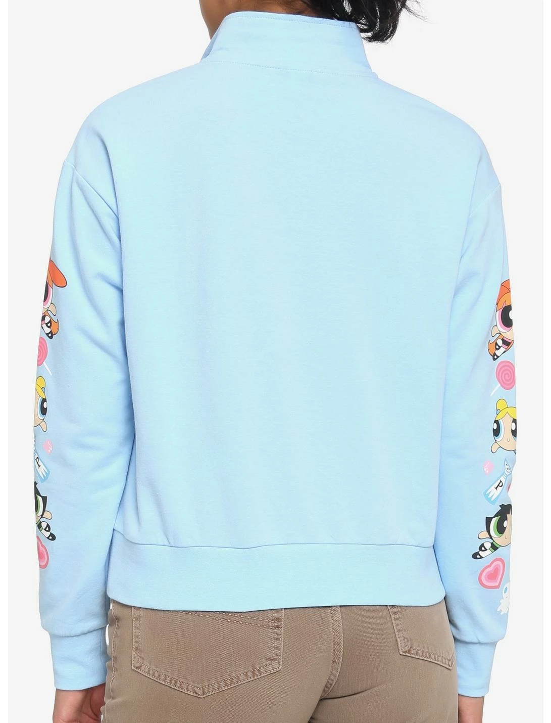 HUNIVERS The Powerpuff Girls Half-Zipper Sweatshirt 3 HUNIVERS The Powerpuff Girls Half-Zipper Sweatshirt - Image 3