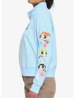 HUNIVERS The Powerpuff Girls Half-Zipper Sweatshirt 8 HUNIVERS The Powerpuff Girls Half-Zipper Sweatshirt -Dresses Online Store 17104904 av3
