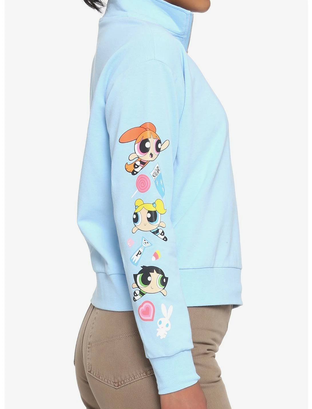 HUNIVERS The Powerpuff Girls Half-Zipper Sweatshirt 5 HUNIVERS The Powerpuff Girls Half-Zipper Sweatshirt - Image 5