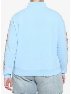 HUNIVERS The Powerpuff Girls Half-Zipper Sweatshirt Plus Size 7 HUNIVERS The Powerpuff Girls Half-Zipper Sweatshirt Plus Size -Dresses Online Store 17104912 av2