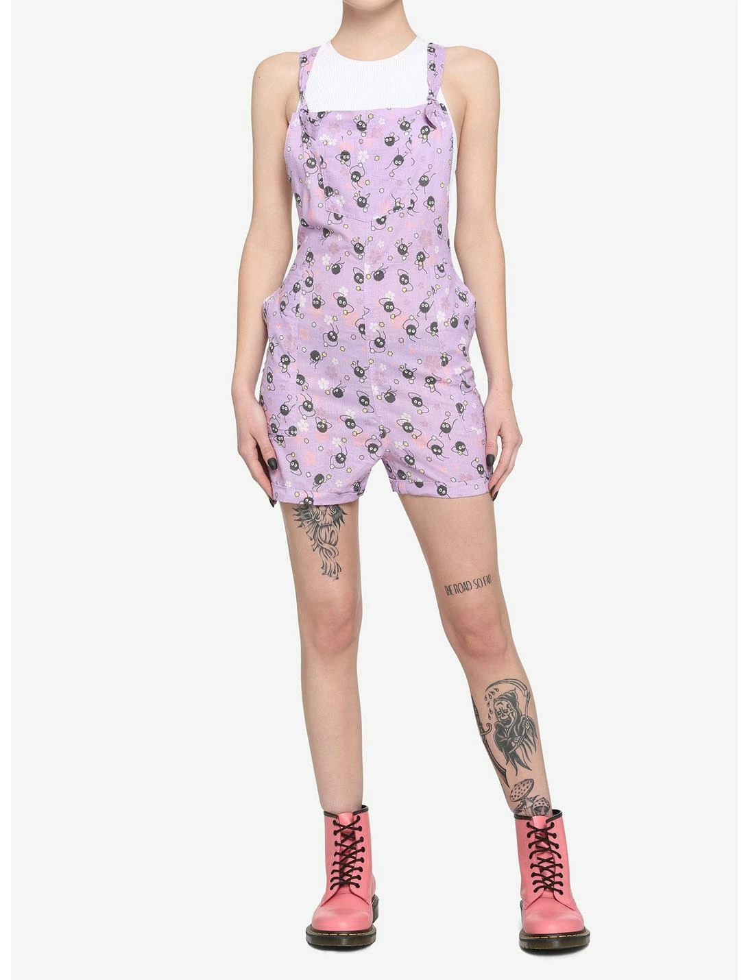 HUNIVERS Her Universe Studio Ghibli Spirited Away Soot Sprite Soft Shortalls 2 HUNIVERS Her Universe Studio Ghibli Spirited Away Soot Sprite Soft Shortalls - Image 2