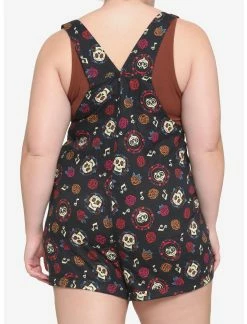 HUNIVERS Disney Pixar Coco Sugar Skull Soft Shortalls Plus Size -Dresses Online Store 17111921 av2