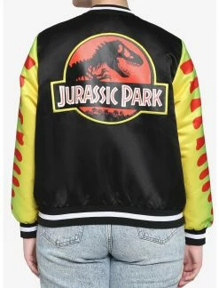HUNIVERS Her Universe Jurassic World Jeep Bomber Jacket Plus Size