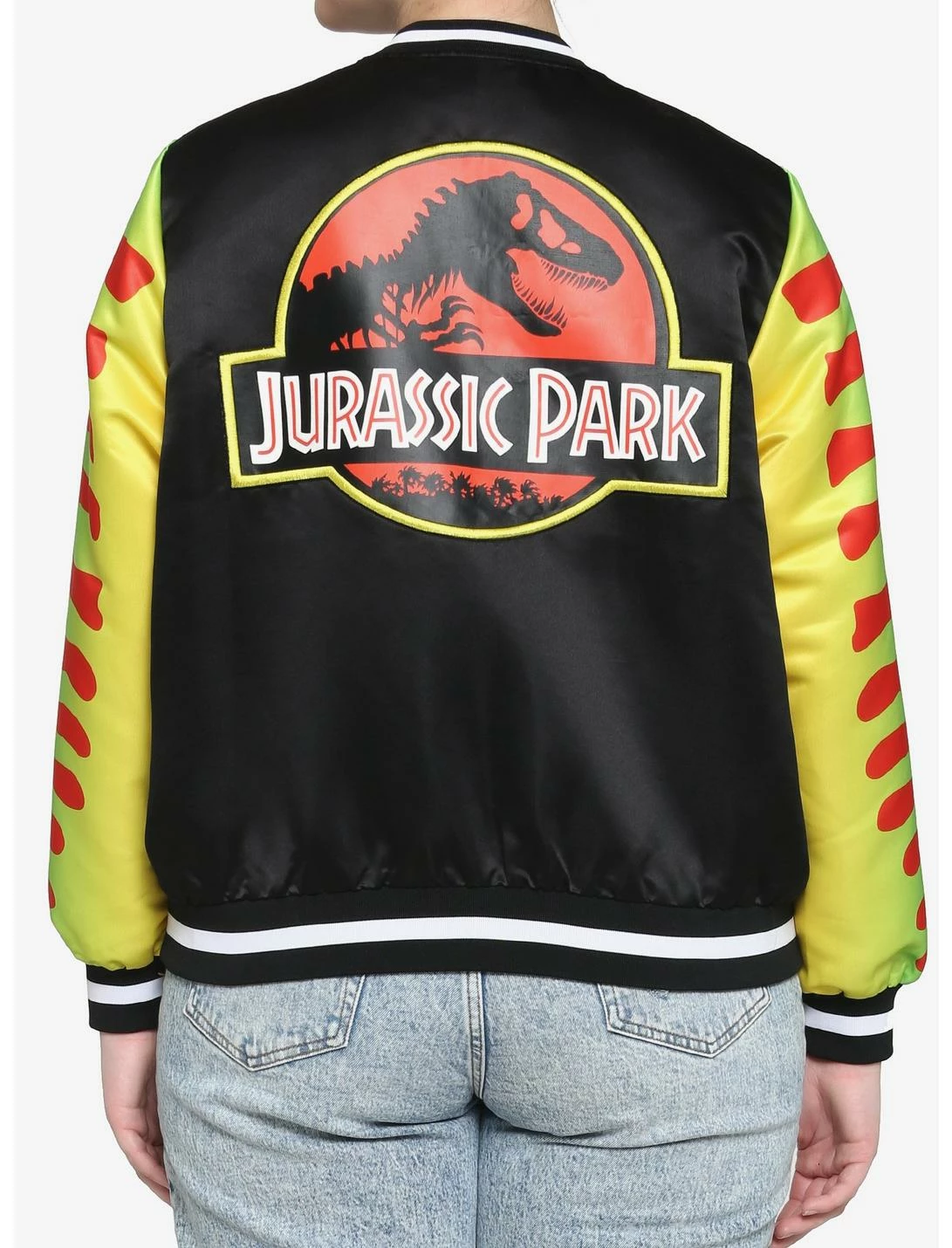 HUNIVERS Her Universe Jurassic World Jeep Bomber Jacket Plus Size 1 HUNIVERS Her Universe Jurassic World Jeep Bomber Jacket Plus Size