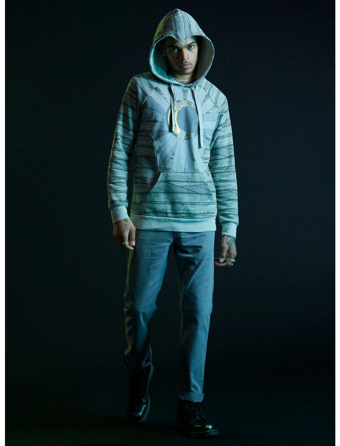 OURUNVRS Our Universe Marvel Moon Knight Hoodie 2 OURUNVRS Our Universe Marvel Moon Knight Hoodie - Image 2