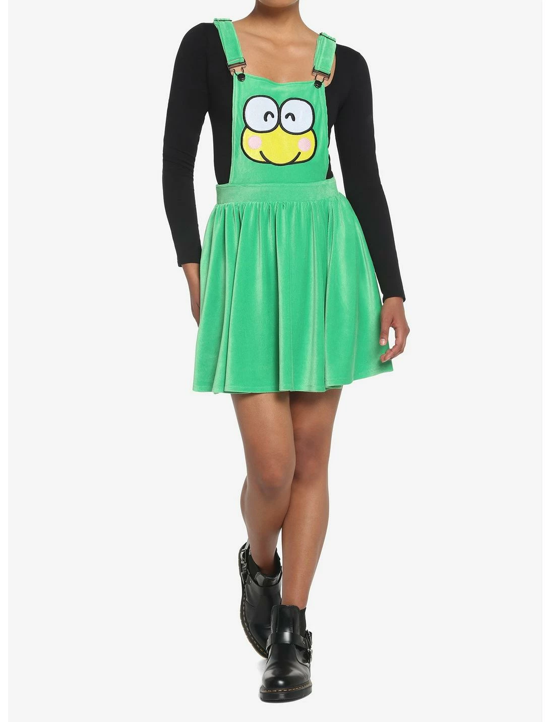 HUNIVERS Keroppi Smile Corduroy Skirtall 2 HUNIVERS Keroppi Smile Corduroy Skirtall - Image 2