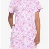 HUNIVERS Hello Kitty And Friends Pastel Collage Button-Up Dress