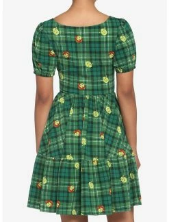 HUNIVERS Shrek Fiona Plaid Tiered Dress 5 HUNIVERS Shrek Fiona Plaid Tiered Dress -Dresses Online Store 17604753 av2