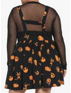 HUNIVERS The Nightmare Before Christmas Characters Suspender Skirt Plus Size -Dresses Online Store 17720295 av2
