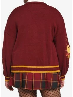 HUNIVERS Harry Potter Gryffindor Skimmer Cardigan Plus Size 9 HUNIVERS Harry Potter Gryffindor Skimmer Cardigan Plus Size -Dresses Online Store 17752185 av4