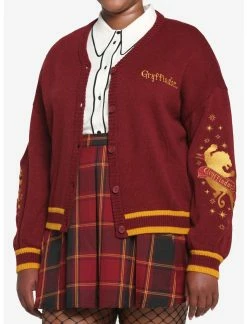 HUNIVERS Harry Potter Gryffindor Skimmer Cardigan Plus Size