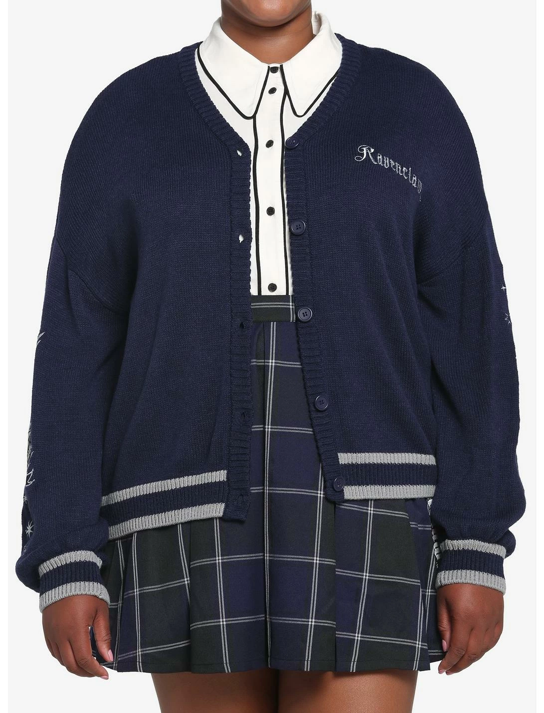 HUNIVERS Harry Potter Ravenclaw Skimmer Cardigan Plus Size 1 HUNIVERS Harry Potter Ravenclaw Skimmer Cardigan Plus Size