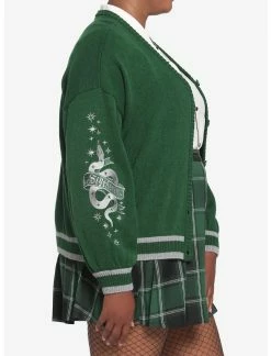 HUNIVERS Harry Potter Slytherin Skimmer Cardigan Plus Size -Dresses Online Store 17753446 av3