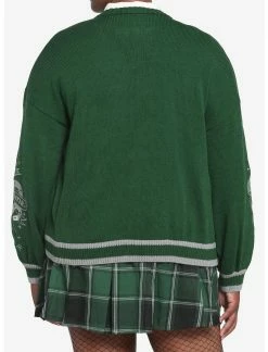 HUNIVERS Harry Potter Slytherin Skimmer Cardigan Plus Size -Dresses Online Store 17753446 av4