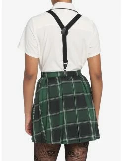 HUNIVERS Harry Potter Slytherin Pleated Suspender Skirt 6 HUNIVERS Harry Potter Slytherin Pleated Suspender Skirt -Dresses Online Store 17753468 av2