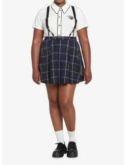 HUNIVERS Harry Potter Ravenclaw Pleated Suspender Skirt Plus Size -Dresses Online Store 17753492 av2