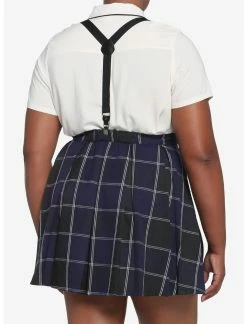 HUNIVERS Harry Potter Ravenclaw Pleated Suspender Skirt Plus Size -Dresses Online Store 17753492 av3