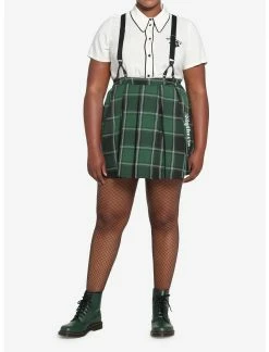 HUNIVERS Harry Potter Slytherin Pleated Suspender Skirt Plus Size 6 HUNIVERS Harry Potter Slytherin Pleated Suspender Skirt Plus Size -Dresses Online Store 17753499 av2