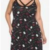 HUNIVERS Friday The 13th Jason Bloody Weapons Strappy Dress Plus Size